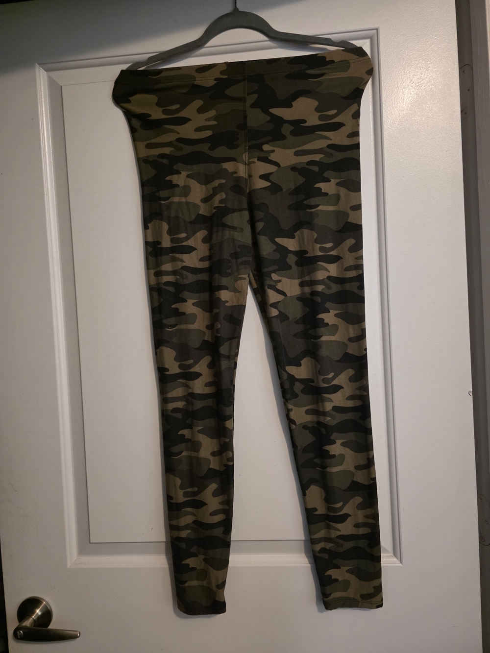 New Mix Camo Leggings - Olive, Tan & Black